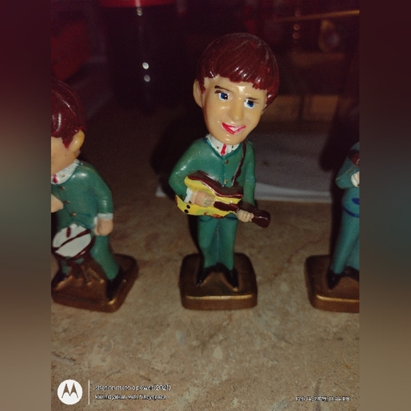 BEATLES BOBBLE HEAD 4" FIGURES MADE IN HONG KONG 1960'S - Picture 12 of 13